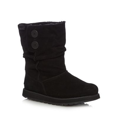 Skechers Black 'Keepsakes-Freezing' suede boots